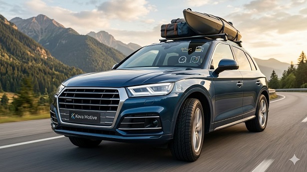 A car prepared for a road trip